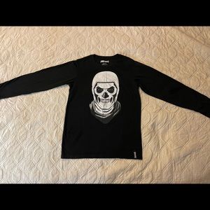 Skull Trooper Long Sleeve T-Shirt SOFT Unisex Size L
